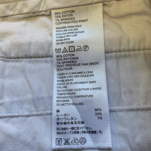 Tommy Bahama Pink, Blue and White Paisley Floral Cotton Stretch Shorts sz 4 - Picture 4 of 4